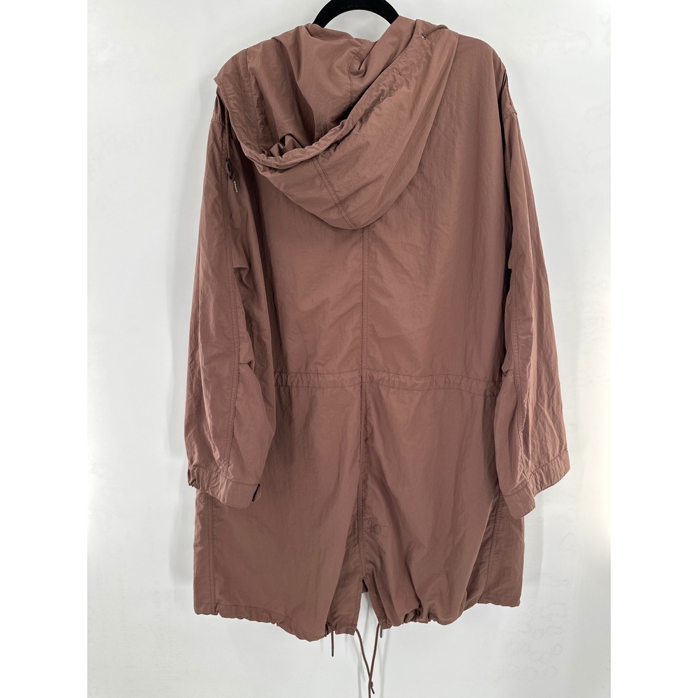 Uniqlo Hooded Parka Jacket Lightweight Drawstring Coat - Picture 5 of 6